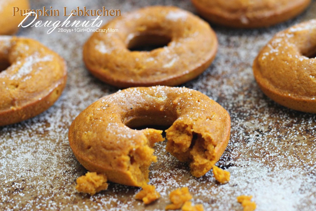 Pumpkin Lebkuchen Doughnuts #Recipe #CreativeHop