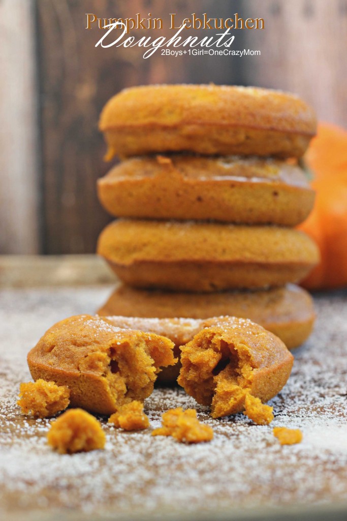 You will love these Pumpkin Lebkuchen Doughnuts #Recipe