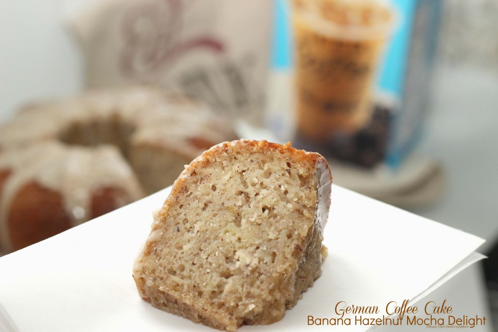 Enjoy your  Iced Coffee all year long and make this delicouse German Coffee Cake Recipe #FoundMyDelight