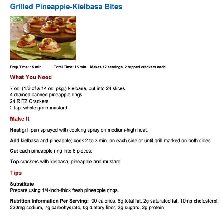 Grilled Pineapple Bites
