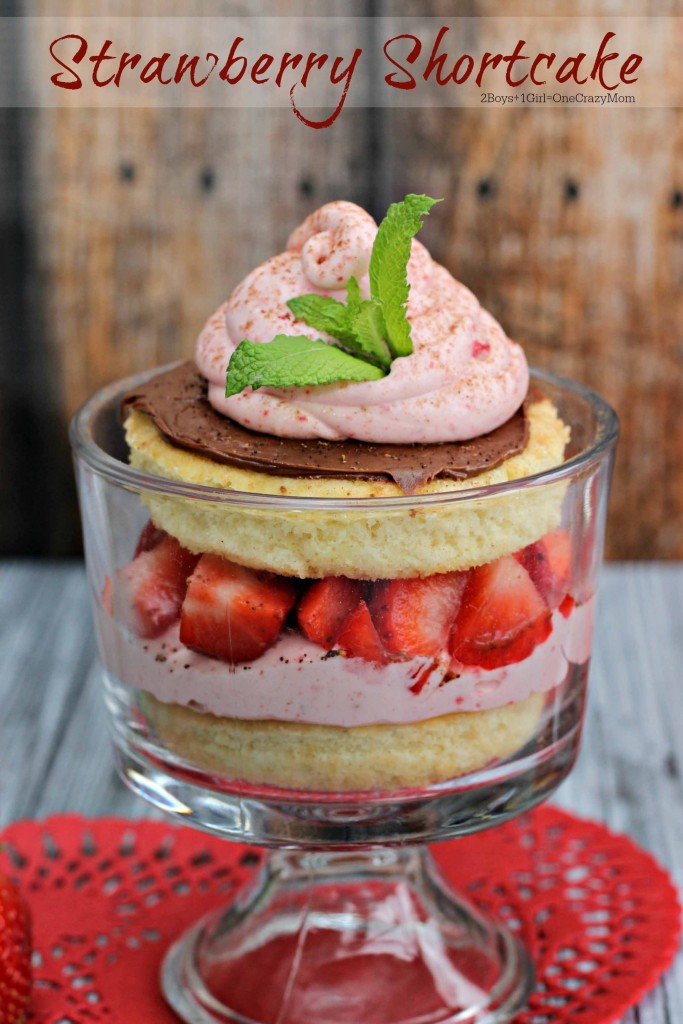 Strawberry Shortcake with Cream Filling a german recipe