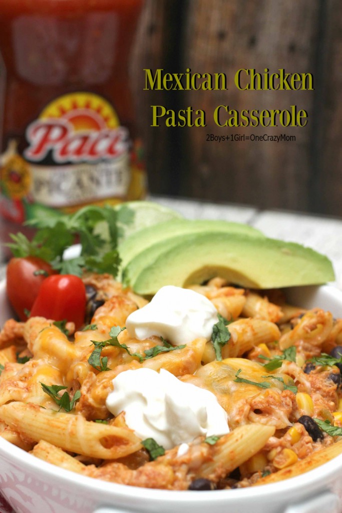 dish up a simple Mexican Pasta Casserole Dinner tonight #KickUpTheFlavor