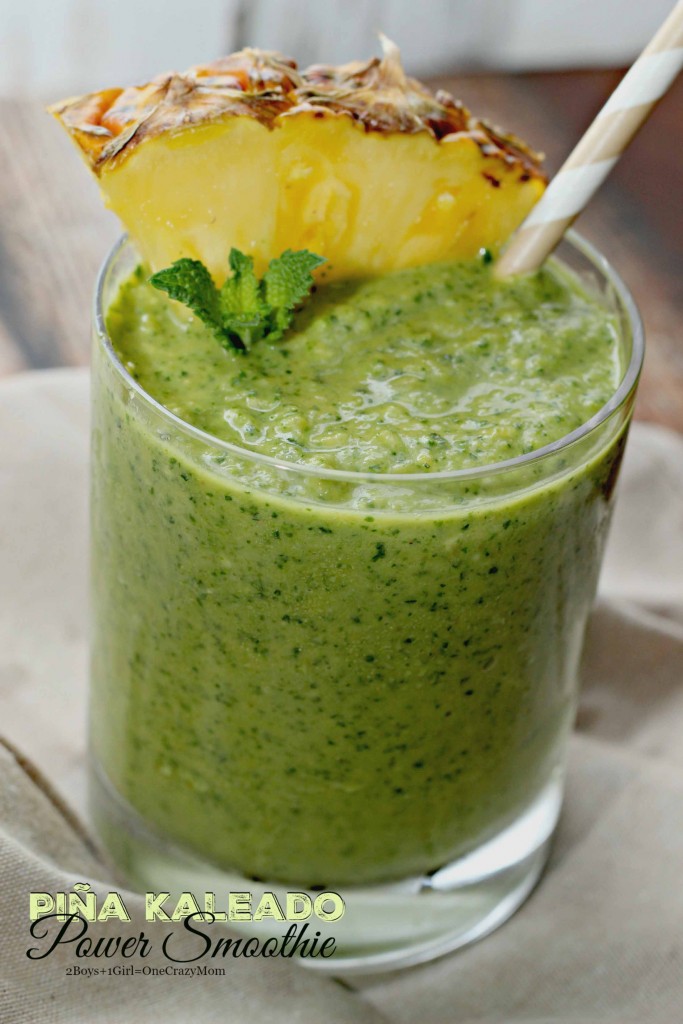 start the new year with a Piña Kaleado Power Smoothie #StartWithJifPowder