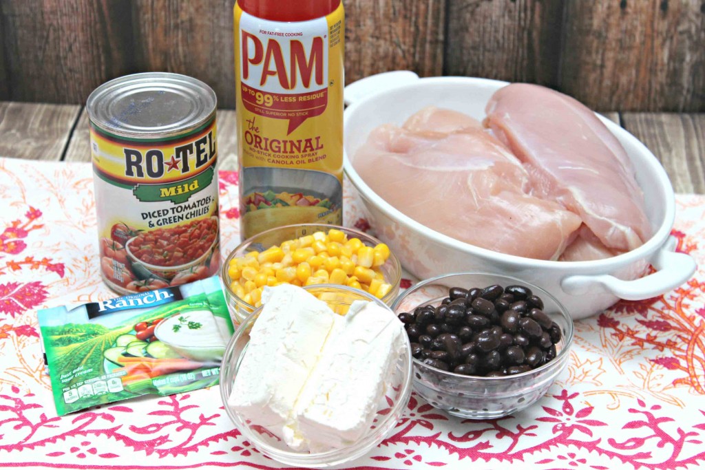 Ingredients for RoTel Chicken Chili #Recipe