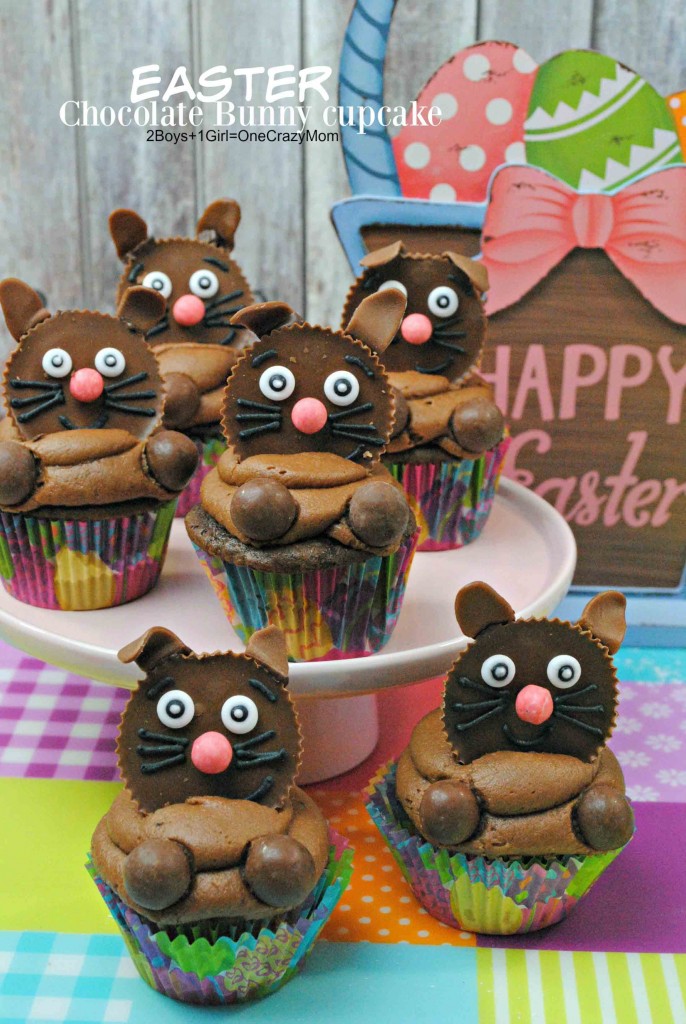Super cute and easy Easter Bunny Cupcakes #Recipe Thermomix
