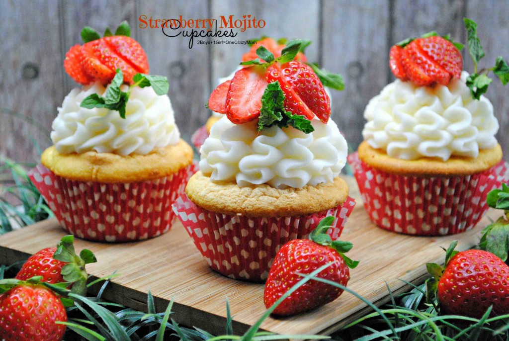 Yummy Strawberry Mojito Cupcake #Recipe idea