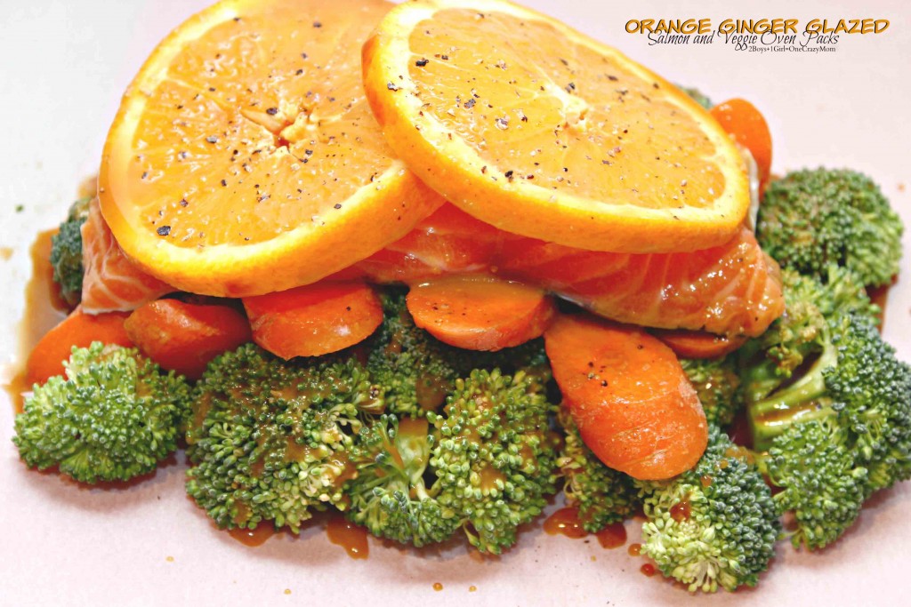 Orange Ginger Glazed Salmon dinner idea #SamsClubMag copy