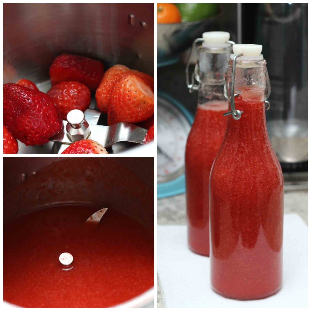 Strawberry Vinegar is so simple to make