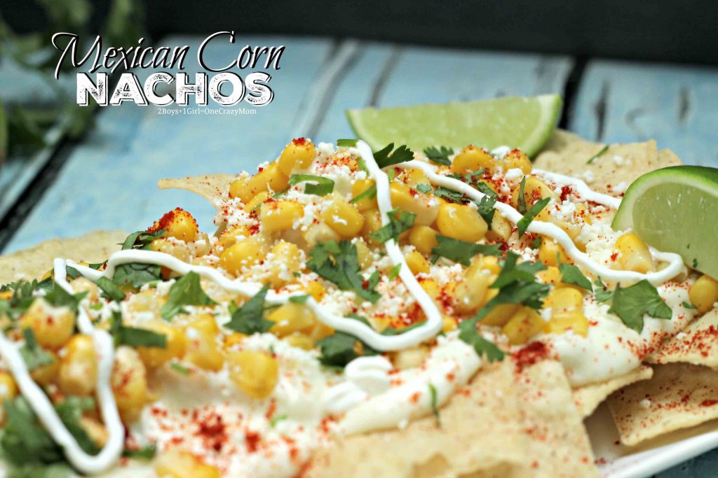 Mexican Corn Nachos #Recipe #SavvySnacking