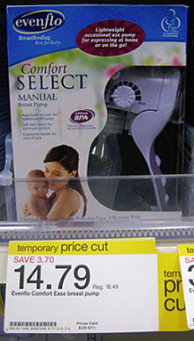 Good Deal on manual Breats Pump at Target