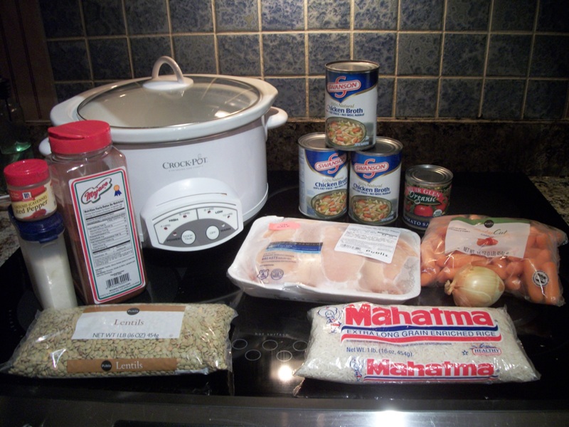 Crockpot Thursday – Lentil and Chicken Chili