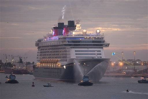 Disney Dream has arrived at Port Canaveral, Florida!