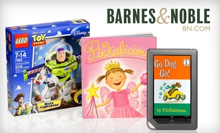 Groupon Deal on Barnes and Noble pay $10 for $20 products