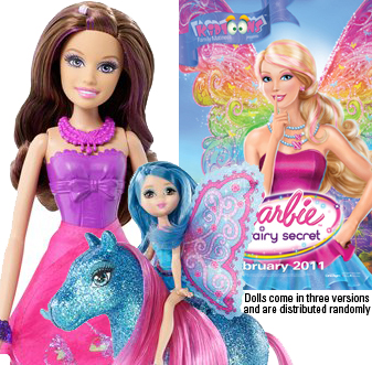 Kidtoon Barbie Fairy Secret Giveaway