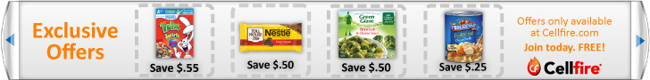 New Cellfire Coupons…