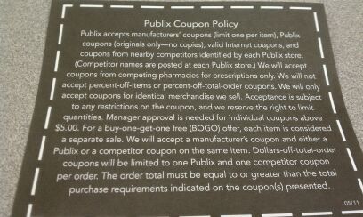 Publix new Coupon Policy is here!!!
