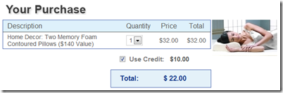 HOT! Memory Foam Pillow deal 2/$22 Free Shipping