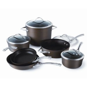 Holiday Gift Guide Event #win a 10pc Calphalon Contemporary Bronze Nonstick Cookware Set {$700 Value}