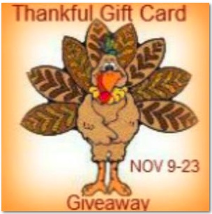 Thankful Giftcard Giveaway