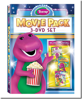 Barney: Movie Pack 3-DVD Set {Review & Giveaway}