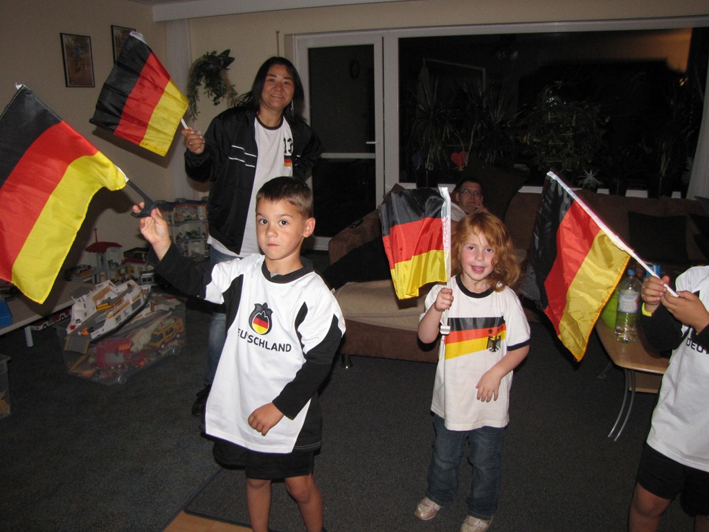 Germans are Crazy after a Soccer Win