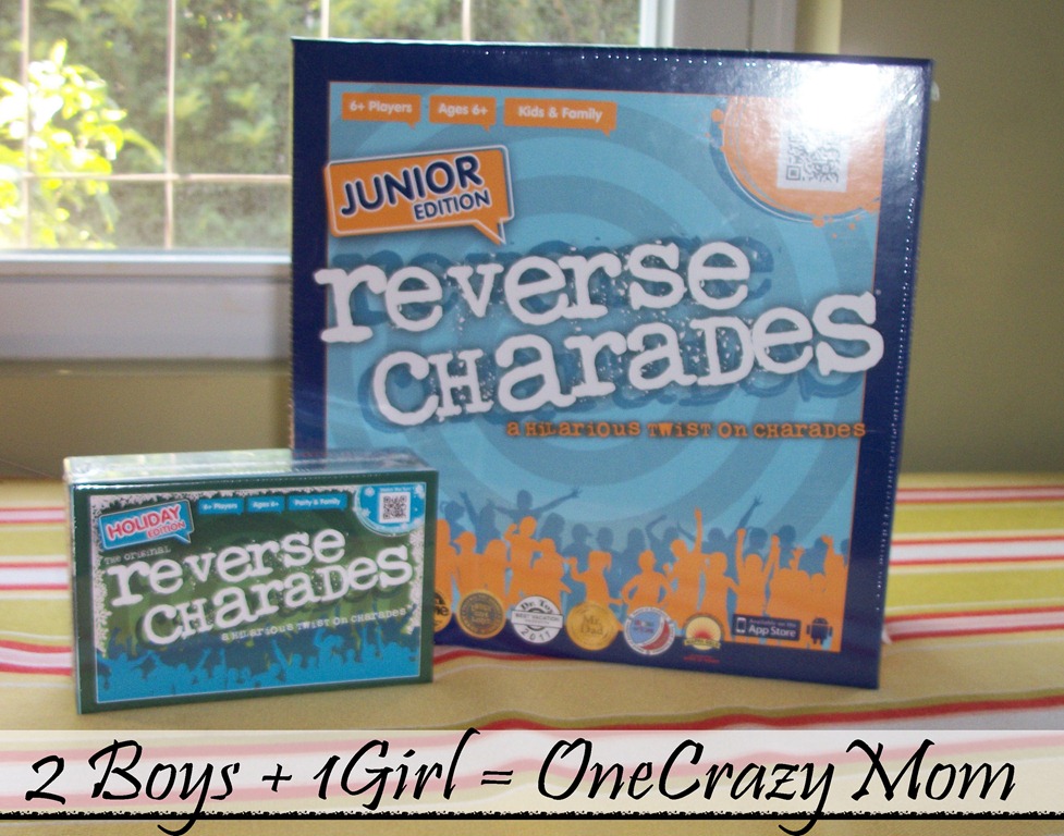 Hot Toys for 2012: Reverse Charades Board Game #Review & #Giveaway