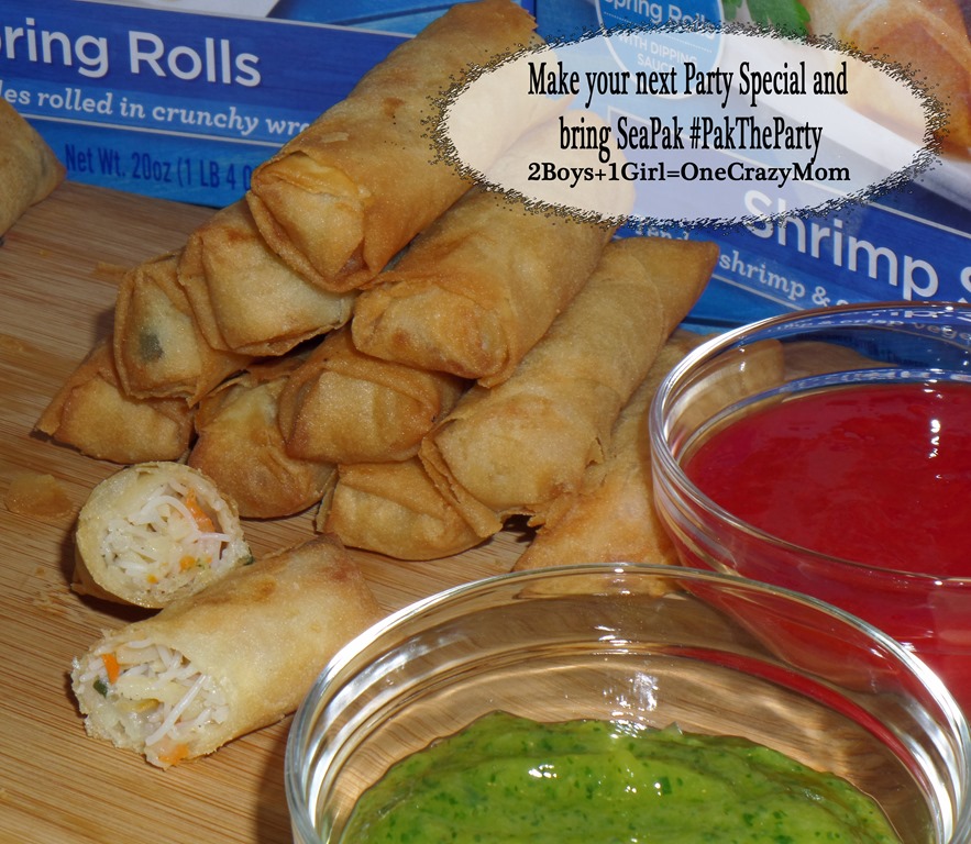 Bring a SeaPak Holiday Appetizer with a fun dip to your next Dinner Party  #PakTheParty