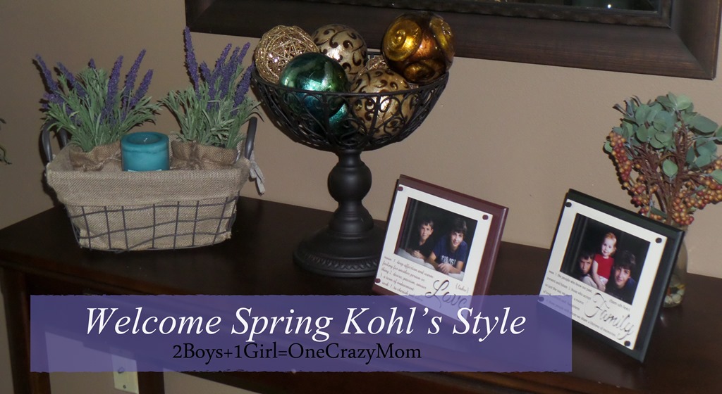 Welcome Spring Kohl’s Style and decorate your home
