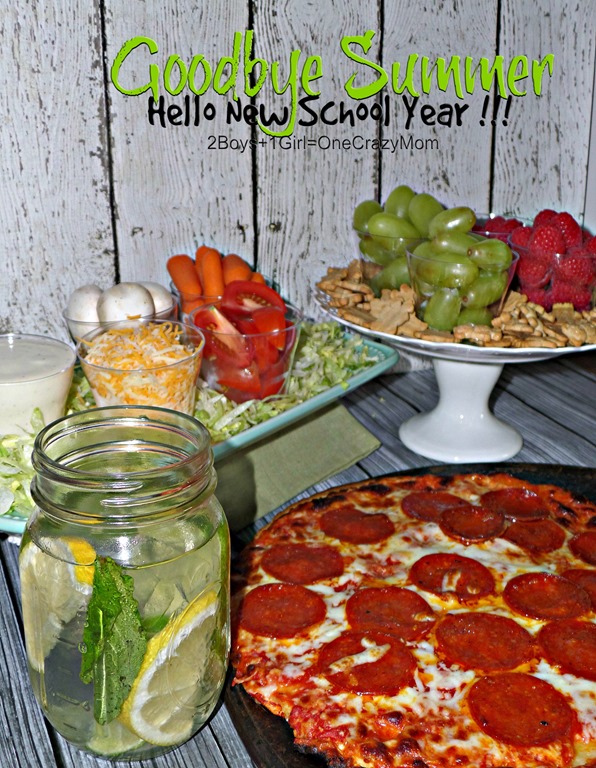 Goodbye Summer ~ Hello New School year let’s Celebrate with a Pizza Family Party #FoodMadeSimple