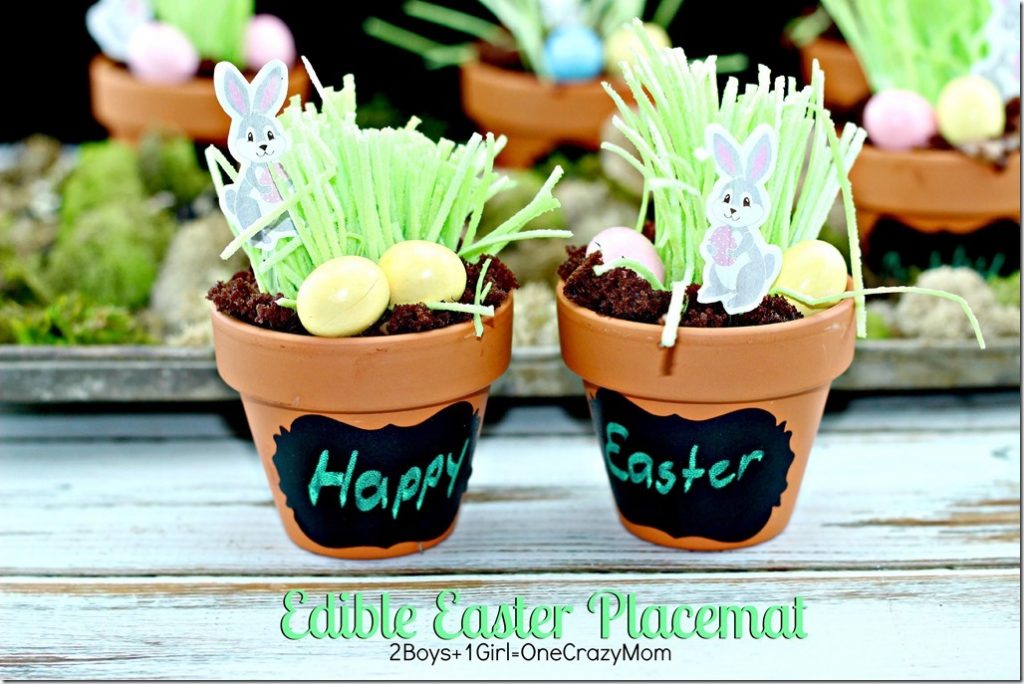 Create a fun Edible Easter Placemat #Recipe