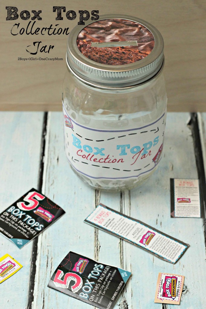 Mason Jar Craft for your Box Tops Collection #BTFE