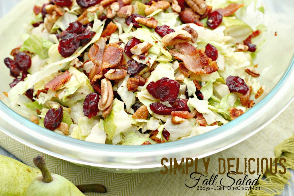 Simply Delicious Chopped Fall Salad #Recipe