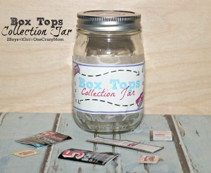 Mason Jar Craft for your Box Tops Collection #BTFE - 2 Boys + 1 Girl ...