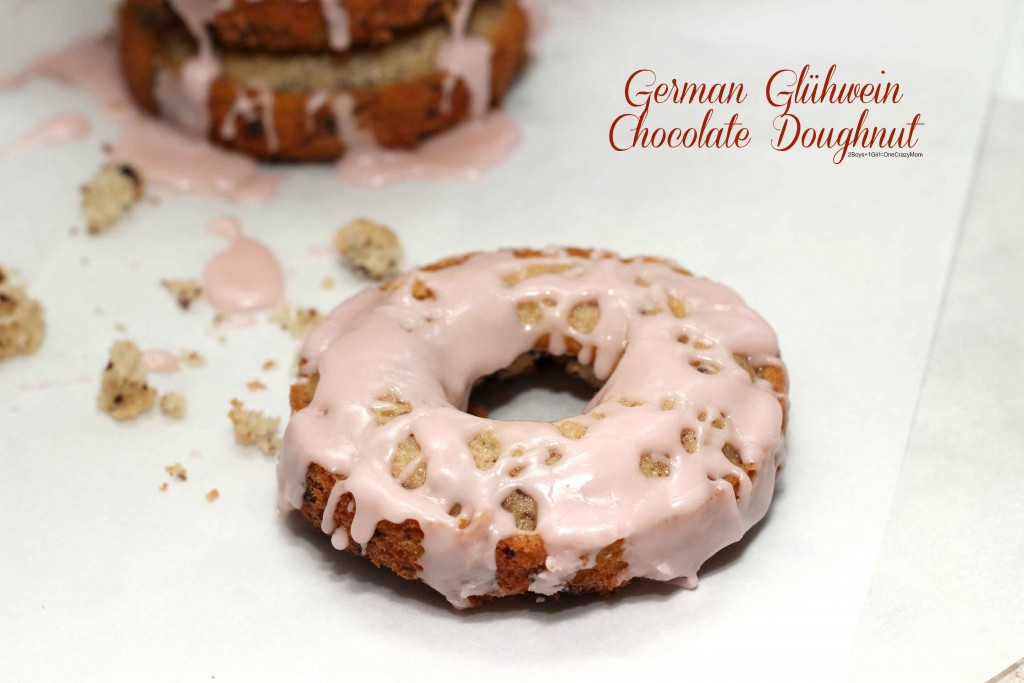 Dish up my German Glühwein Chocolate Doughnuts this Holiday Season #Recipe