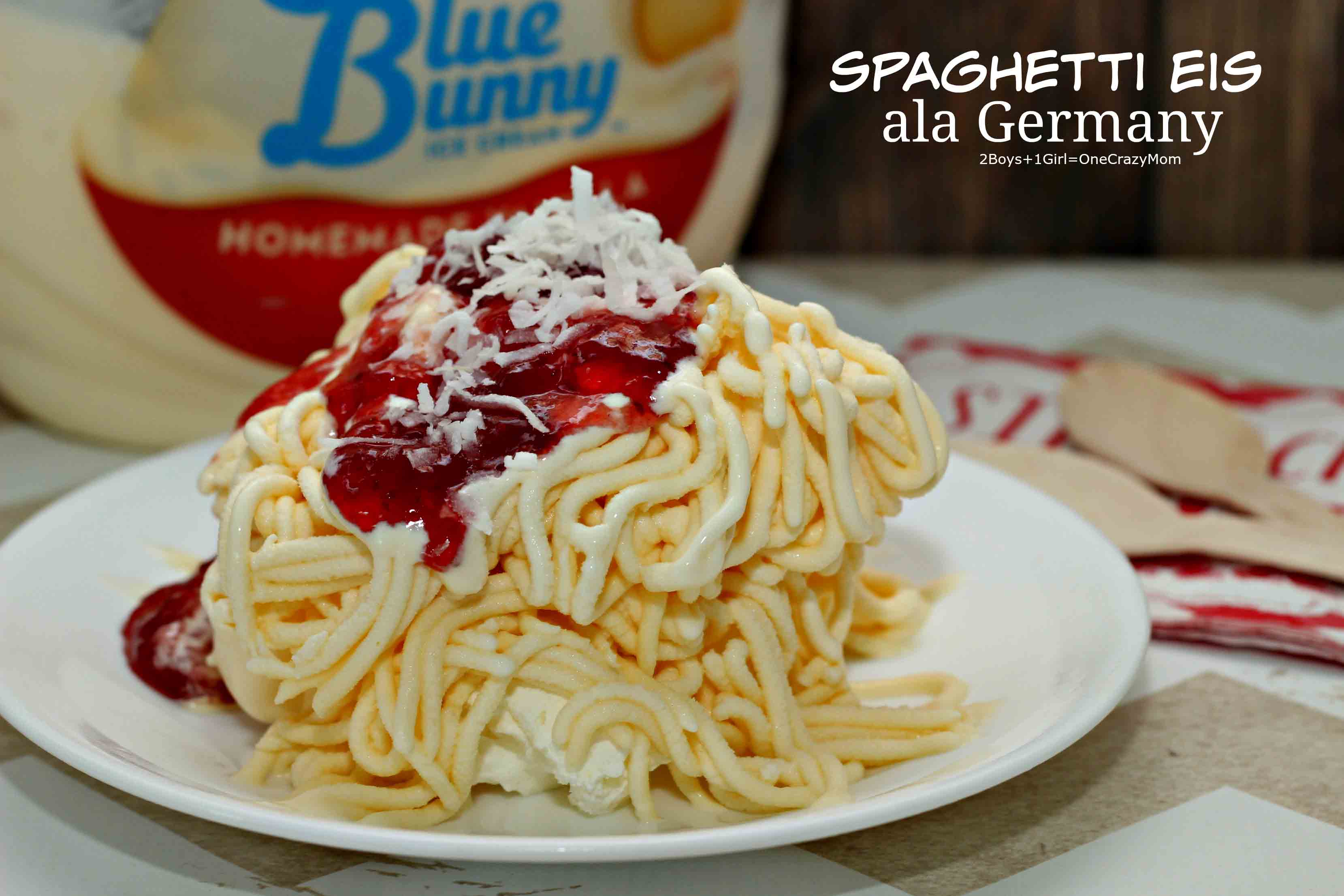 Welcome Summer with a Spagetti Eis Treat