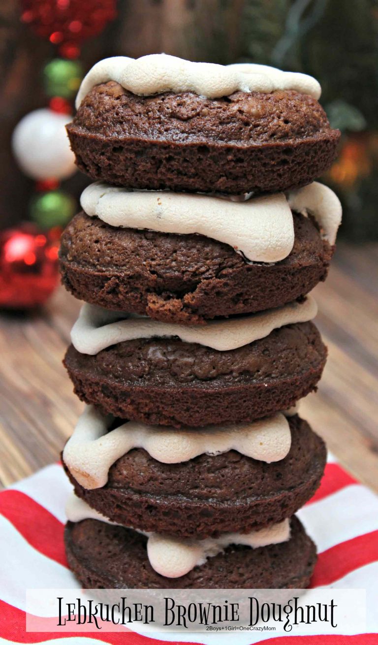 Lebkuchen Brownie Doughnut is my sweet Christmas Creation
