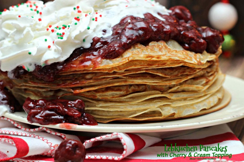 Lebkuchen Pancakes are perfect for Christmas Morning