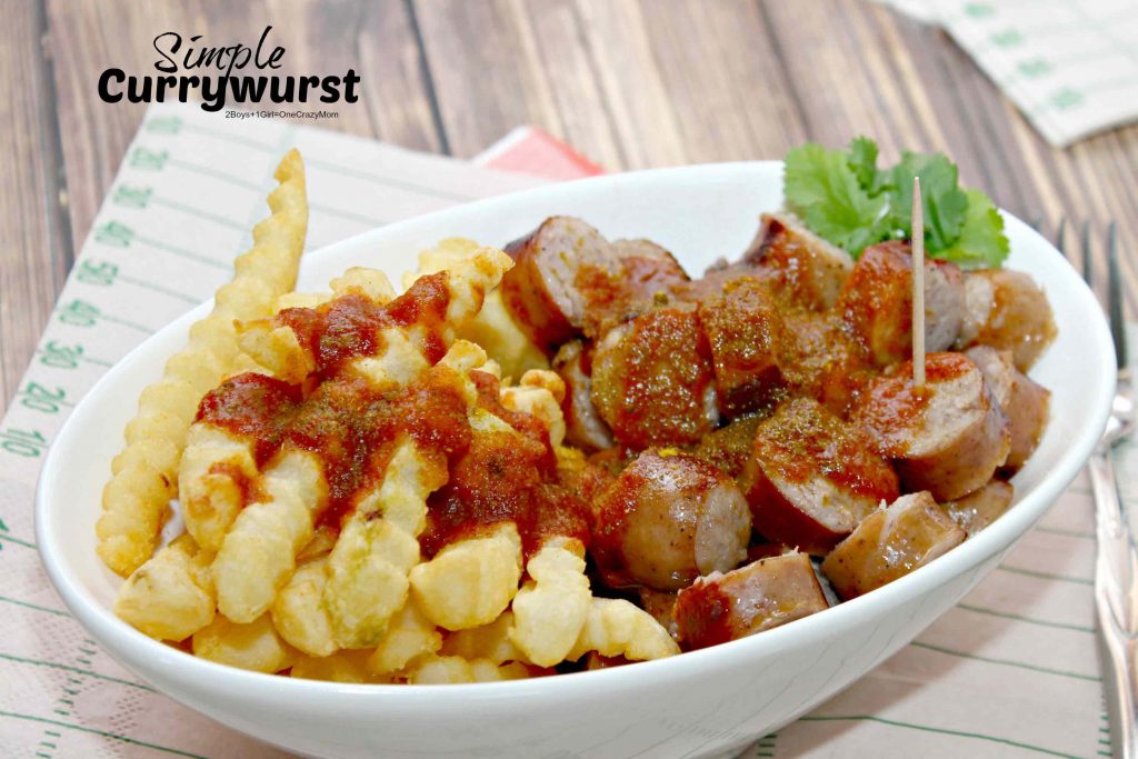 Currywurst Homemade in no time for the Big Game