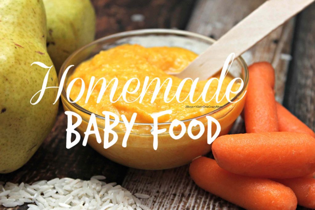 Make your own Baby Food in no time from scratch